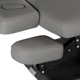 Электрическая SPA-Кушетка Sillon Relax – Цвет Серый, Основание Чёрное · Полка для рук