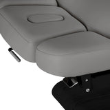 Электрическая SPA-Кушетка Sillon Relax – Цвет Серый, Основание Чёрное · Подголовник