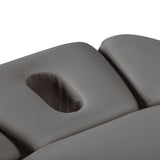 Электрическая SPA-Кушетка Sillon Relax – Цвет Серый, Основание Чёрное · Отверстие для лица