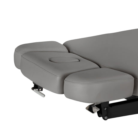 Электрическая SPA-Кушетка Sillon Relax – Цвет Серый, Основание Чёрное · Боковые части подголовника