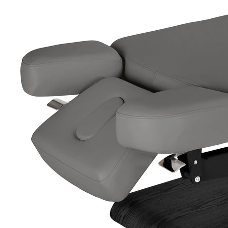 Электрическая SPA-Кушетка Sillon Relax – Цвет Серый, Основание Чёрное · Боковые части подголовника