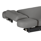 Электрическая SPA-Кушетка Sillon Relax – Цвет Серый, Основание Чёрное · Боковые части подголовника