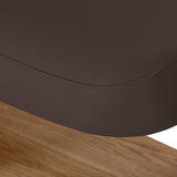 Sillon Relax · tumši brūns / gaiši brūna · pārvalka malas šuve