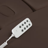 Sillon Relax · tumši brūns / gaiši brūna · vadības pults
