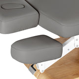 Sillon Relax · серый / светло-коричневое · полка для рук и подголовник