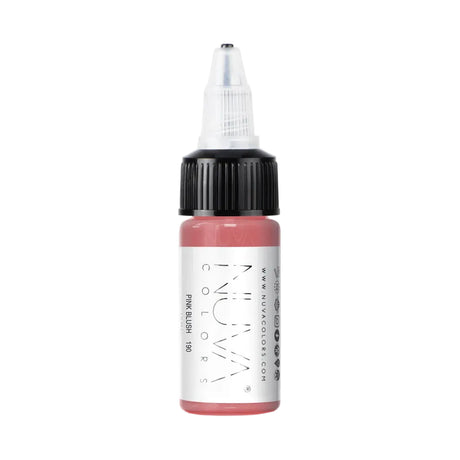 Nuva Colors 190 Pink Blush PMU lip pigment 15ml bottle and packaging