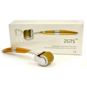 ZGTS 192 Titanium Needles Derma Roller with fine needle tips for skin rejuvenation and collagen boost.