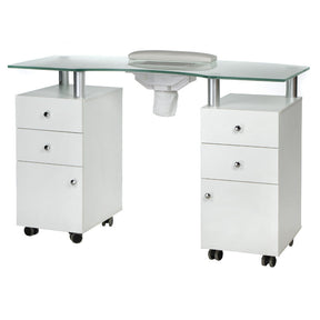 Manicure Table + incliner BD-3453+P WHITE - BVShop