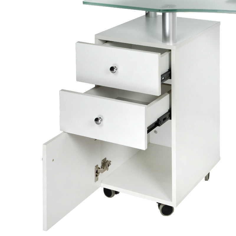 Manicure Table + incliner BD-3453+P WHITE - BVShop