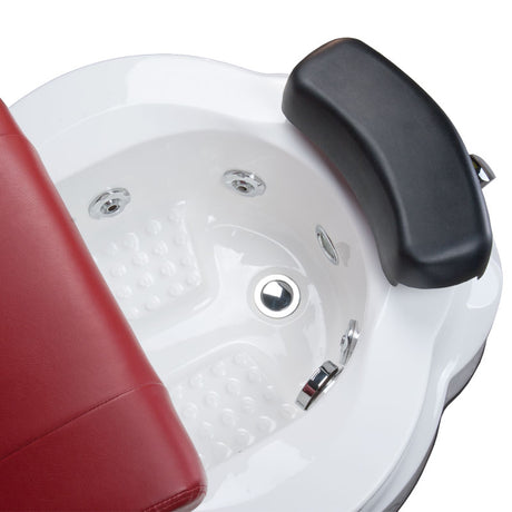 6-Fotel do pedicure z masażem BR-3820D Bordowy-6