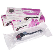 Sonobella Dermaroller by Beauty System with 540 needles, 0.5mm size, showing the textured roller with fine needle tips.
