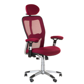 Fotel ergonomiczny CorpoComfort BX-4147 Czerwony - BVShop
