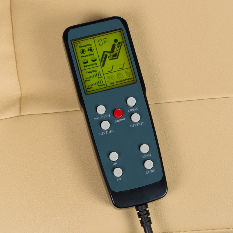 Fotel do pedicure z masażem BR-3820D Beżowy - BVShop