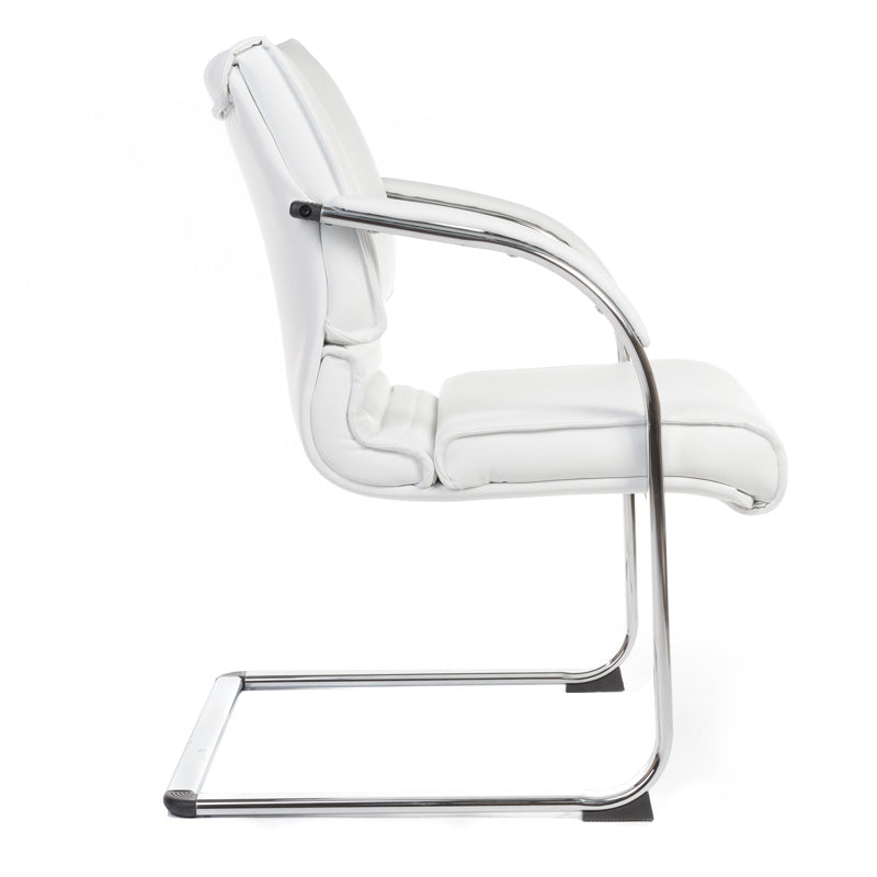 Fotel konferencyjny CorpoComfort BX-3339B White - BVShop
