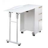 Foldable manicure table BD-3802 WHITE - BVShop