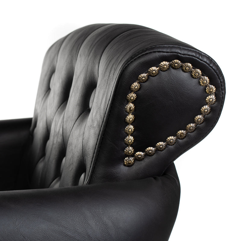 Hairdressing Chair ALBERTO BH-8038 black - BVShop