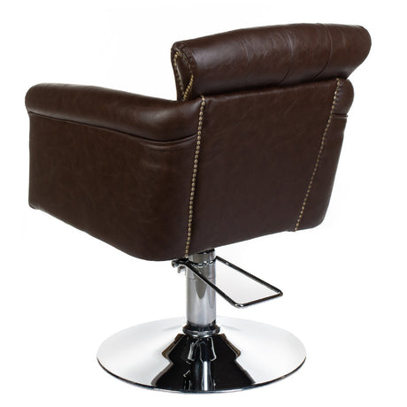 Hairdressing chair ALBERTO BH-8038 brown - BVShop
