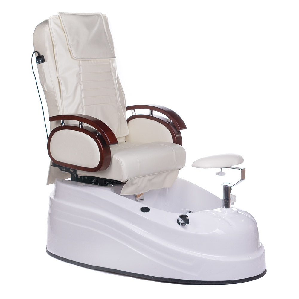 Pedicure Chair with Massage BR-2307 Cream - BVShop