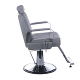 Barber Chair HOMER BH-31237 Light Gray - BVShop