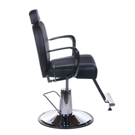 3-Fotel barberski BJORN BH-3318 Brązowy matowy-3
