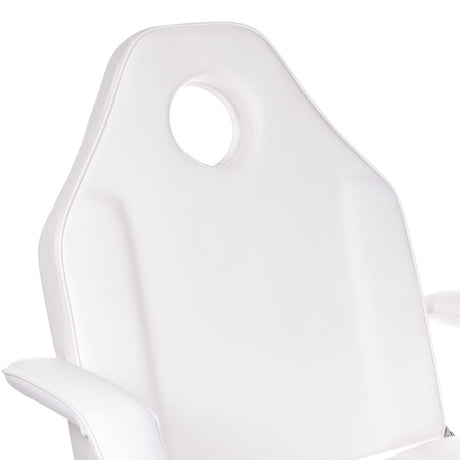 Cosmetology armchair with troughs BW-263 white - BVShop