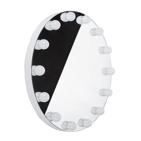 LED Illuminated Mirror HOLLYWOOD oval 80cm WA-80Z - BVShop