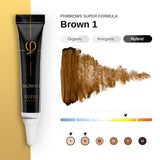 PhiBrows SUPER Brown 1 PMU & Microblading Pigment 5ml — shade and colour information