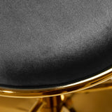 4Rico Bar Hocker QS-B313a gray velvet - BVShop