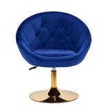 4Rico swivel chair QS-BL12G navy blue - BVShop
