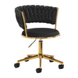 4Rico swivel chair QS-GW01G black - BVShop