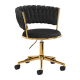 4Rico swivel chair QS-GW01G black - BVShop