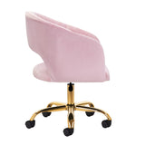 4Rico swivel chair QS-OF212G pink - BVShop