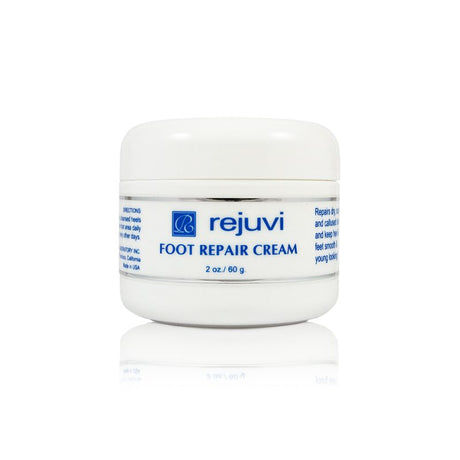 Rejuvi Foot Repair Cream 60g jar for cracked heels and rough, callused skin