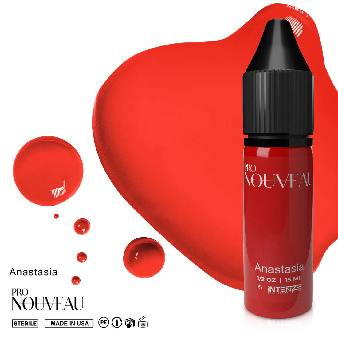 Коллекция помад Pro Nouveau от Intenze 6x15ml