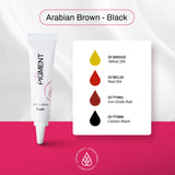 The Pigment Microblading Arabian Brown-Black Pigments 10ml