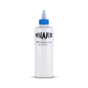 Dynamic Heavy White Ink 30ml bottle, professional tattoo ink with vibrant white pigment, displayed on a clean background.