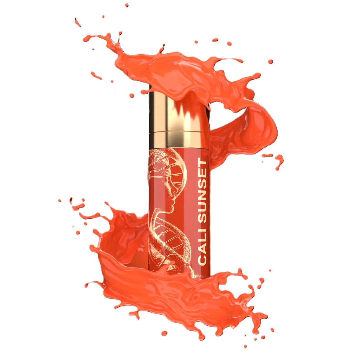 BROW DADDY × DNA Pigments Gold Collection Lips Cali Sunset