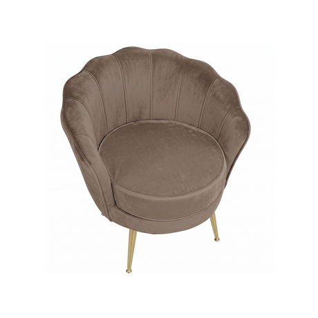 LUGANO BX-LE69 Upholstered Chair Mocha Velvet - BVShop