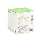 Saferly biodegradable mini markers with ultra-fine tips, ideal for eco-friendly writing and marking tasks.