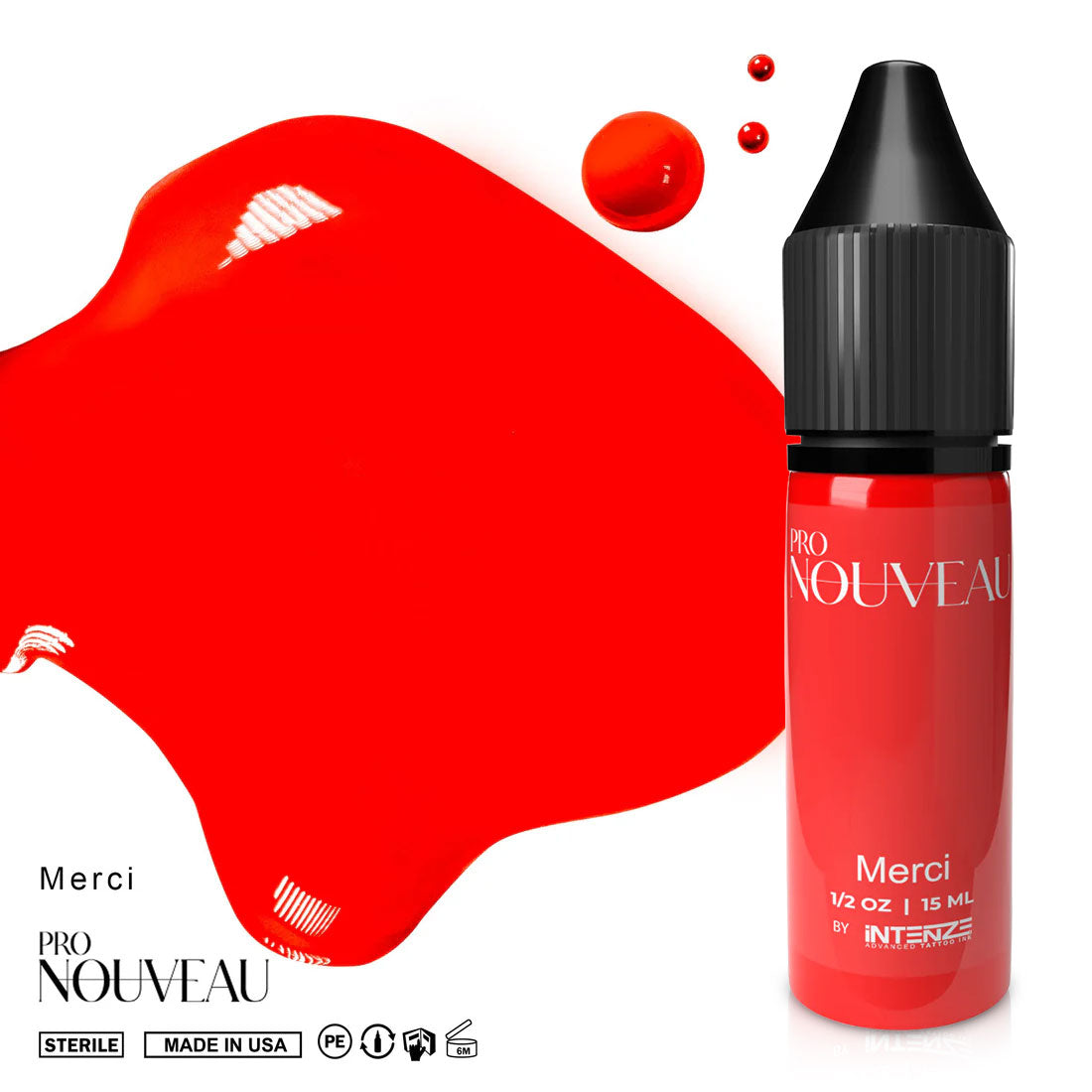 Коллекция помад Pro Nouveau от Intenze 6x15ml
