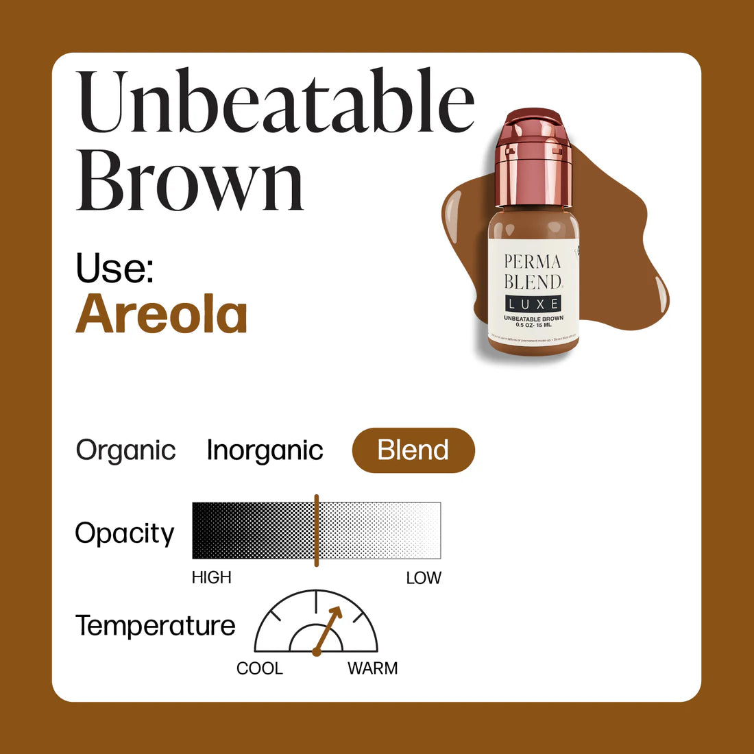 Perma Blend LUXE Несокрушимый ареола Непревзойденный коричневый 15ml