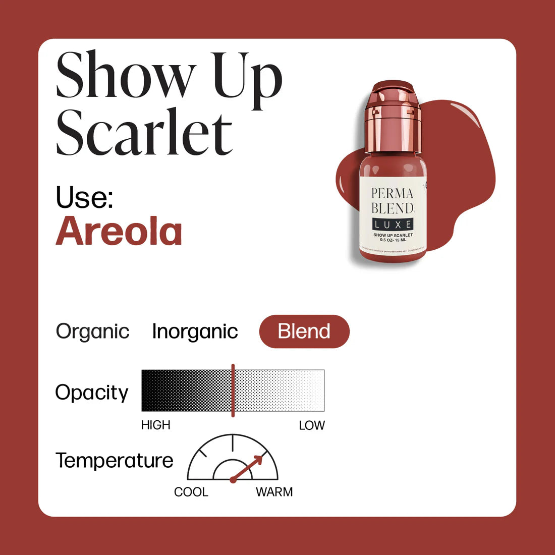 Perma Blend LUXE Neapturams Areolas Parādīšanās Sarkans 15ml