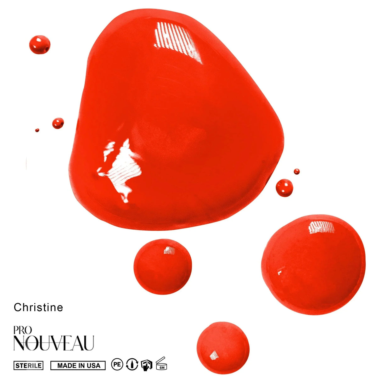 Пигменты для губ Pro Nouveau от Intenze Christine 15ml