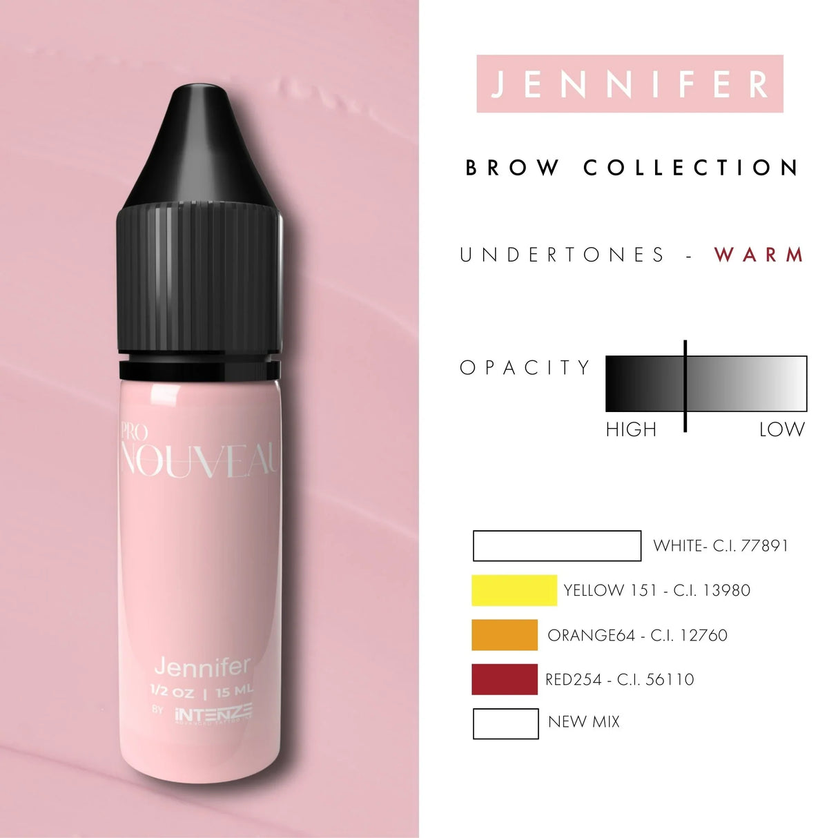 Румяна для губ Pro Nouveau от Intenze Jennifer 15ml