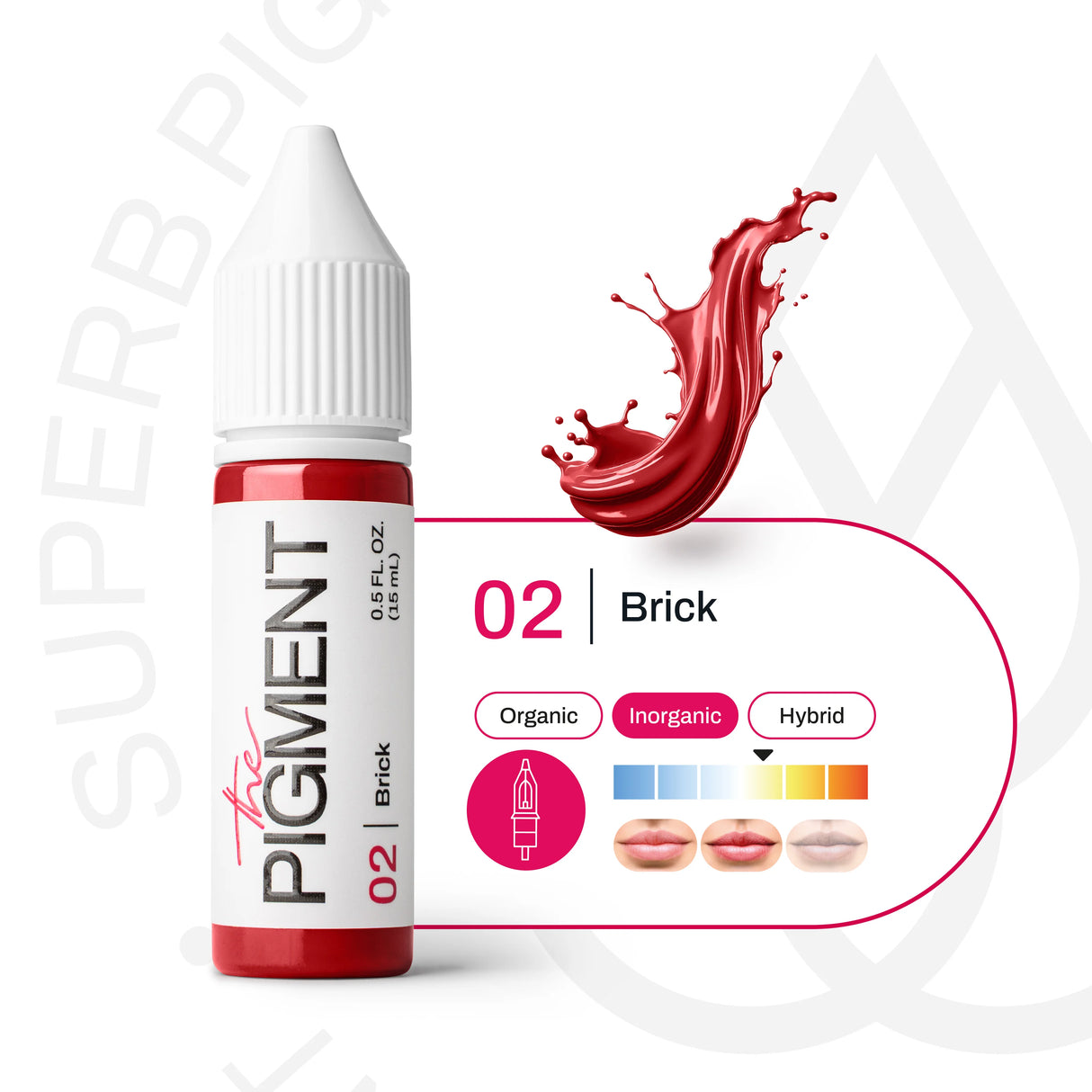The Pigment 02 Brick пигмент (15ml)