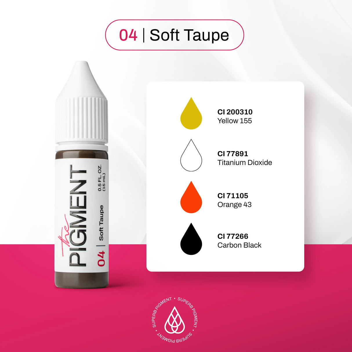 The Pigment 04 Soft Taupe Пигмент 15 ml