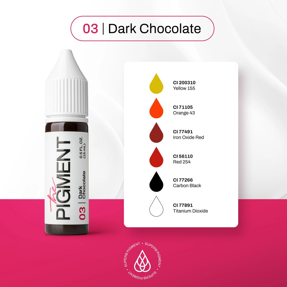 The Pigment 03 Dark Chocolate Пигмент 15ml