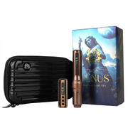 Skin Monarch VENUS Vol.2 wireless PMU machine with sleek design and control buttons, used for permanent makeup procedures.