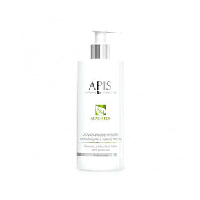 Apis acne-stop antibacterial cleansing milk. with green tea 500ml - BVShop