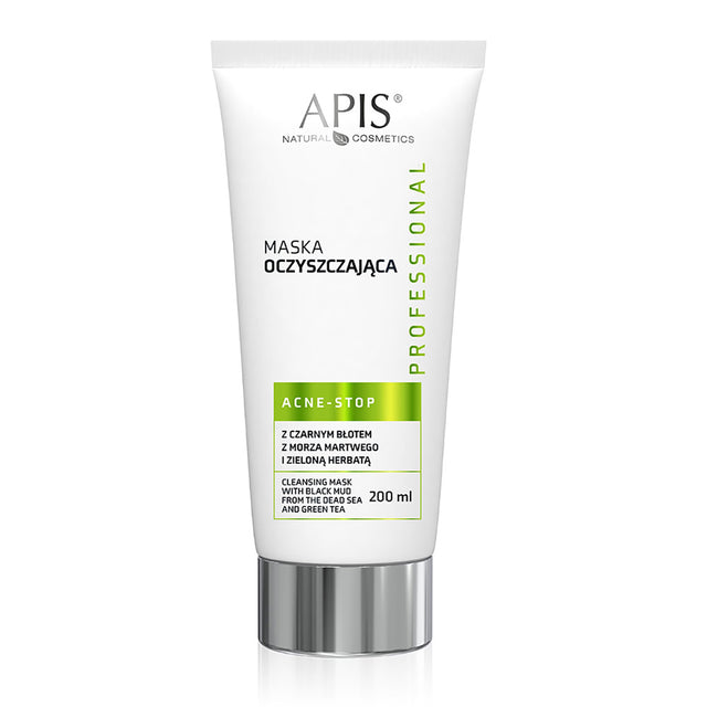 Apis acne-stop cleansing mask with black mud 200ml - BVShop